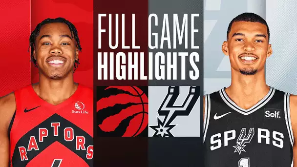 RAPTORS at SPURS | FULL GAME HIGHLIGHTS | November 5, 2023