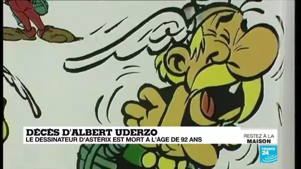 Décès d'Albert Uderzo, le dessinateur d'Astérix et Obélix, mort à l'âge de 92 ans