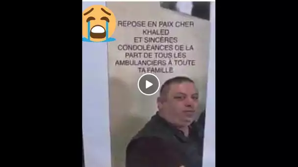 France  (Vidéo ):  une file  d'une centaine d'ambulances dans un dernier adieu à leur collègue ...