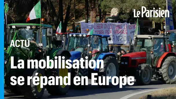 Italie, Belgique, Allemagne : la mobilisation des agriculteurs se répand en Europe