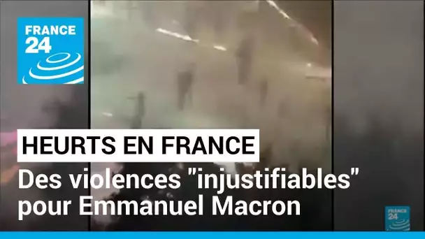 Violences "injustifiables" pour Emmanuel Macron : deuxième nuit de heurts après la mort de Nahel