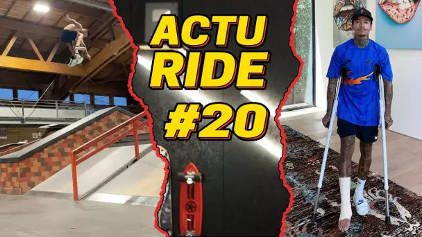 ACTU RIDE #20 : Interview Acrobate94, Nyjah Huston blessé, snowboard, skate et surf !