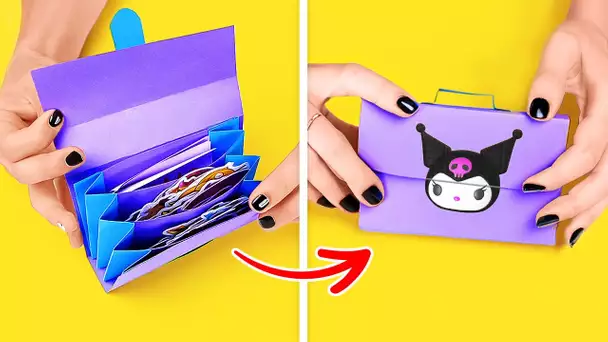 ADORABLE PORTEFEUILLE EN PAPIER DIY 😍 IDÉES DE CRÉATIONS EN CARTON ET PAPIER