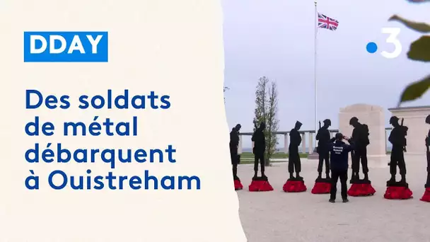 D-Day : des silhouettes de métal débarquent sur les plages Normandes