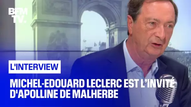 Michel-Edouard Leclerc face à Apolline de Malherbe en direct