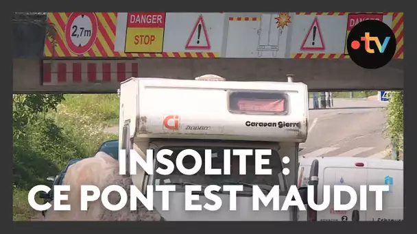 Pont de la fonderie : une page Instagram humoristique recense des poids lourds accidentés