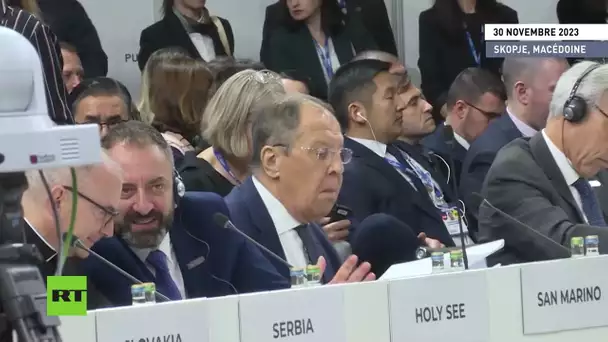 Sergueï Lavrov participe au sommet de l'OSCE à Skopje
