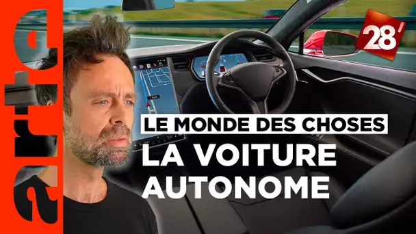 David Castello-Lopes a roulé dans une voiture autonome… et c’était bluffant ! | 28 minutes | ARTE