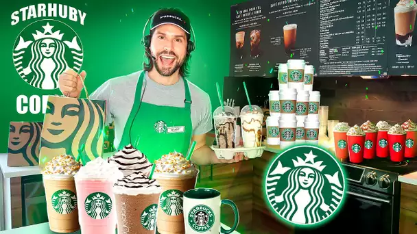 J'OUVRE MON STARBUCKS À LA MAISON  (Recette Starbucks Drinks) - HUBY