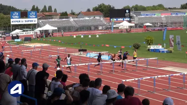 Niort 2018 : Finale 110 m haies Espoirs (Dylan Caty en 13&#039;&#039;81)