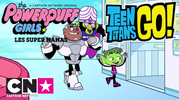 L&#039;armée des singes | Teen Titans Go vs Les Super Nanas | Cartoon Network
