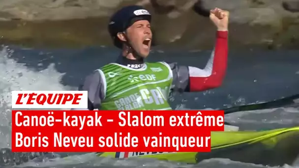 Canoë-kayak - Coupe du monde : Boris Neveu triomphe avec la manière sur le slalom extrême à Pau