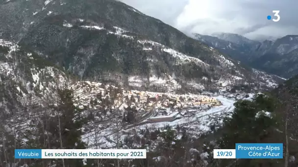 Saint-Martin-Vésubie : les vœux des habitants 3 mois après le passage de la tempête Alex