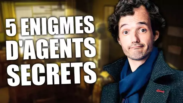 5 ENIGMES pour les GENIES sur les AGENTS SECRETS