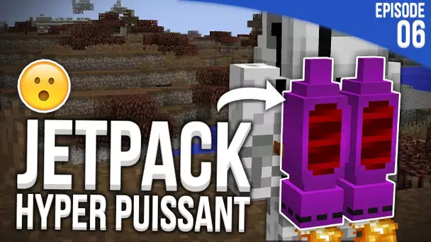 J&#039;AI TROUVÉ UN JETPACK HYPER PUISSANT ! | Minecraft Moddé S4 | Episode 6