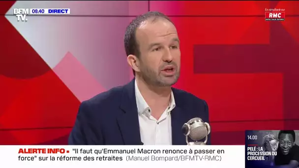 Bompard : "Qu'Emmanuel Macron renonce à reporter l'âge de départ à la retraite"