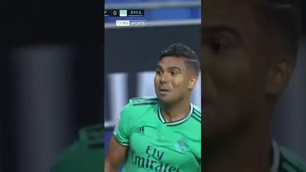 🤩 Le génie de Karim #Benzema ! Une passe décisive en talonnade pour #Casemiro !