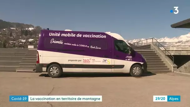 Covid-19 :Saint-Gervais ( Haute-Savoie) : une unité mobile de vaccination en montagne