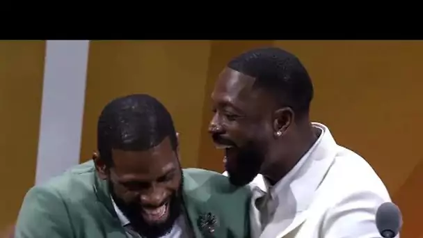 “We in the Hall of Fame, dawg!” - Dwyane Wade Brings His Father On Stage ♥