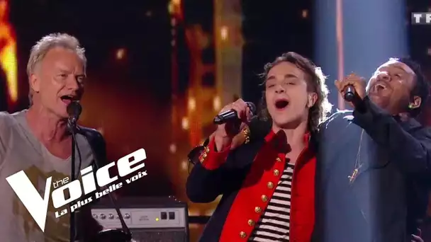 Sting (Englishman in New York) | Xam Hurricane et Sting | The Voice 2018 | Finale