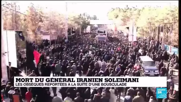 Mort du général Soleimani : les obsèques reportées à la suite d'une bousculade