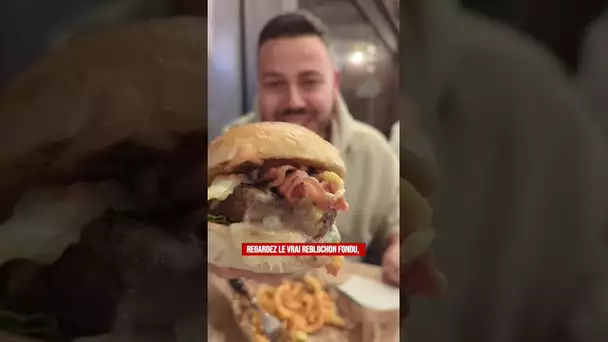 Un vrai Burger de montagne au Reblochon !