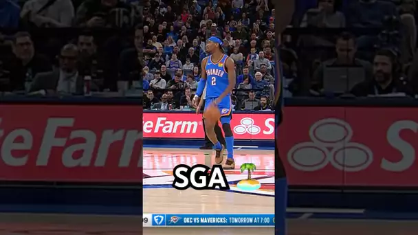 SGA shows off the handle 😮‍💨