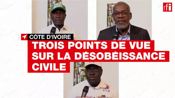Présidentielle en Côte d'Ivoire : la désobéissance civile en débat