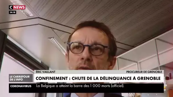 Confinement : chute de la délinquance à Grenoble