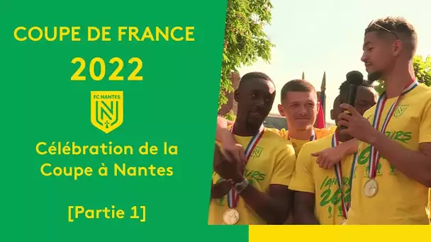 Coupe de France 2022 : célébration à Nantes avec les joueurs et supporters du FC Nantes