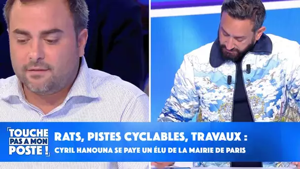 Rats, pistes cyclables, travaux : Cyril Hanouna se paye un élu de la Mairie de Paris !
