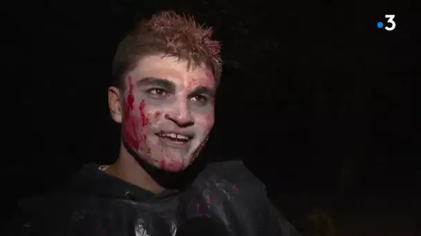 Pour Halloween, les grottes du Cerdon (Ain) en mode "Walking Dead"