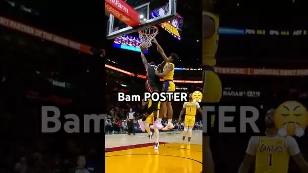 Bam Adebayo RISES UP FOR THE POSTER SLAM! 😤|#Shorts