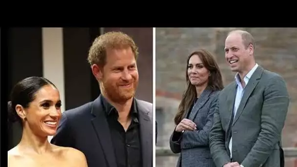 La popularité du prince William et de Kate dépasse celle de Meghan Markle et du prince Harry.