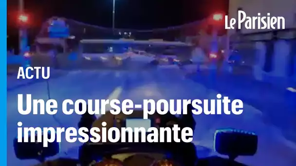 La course-poursuite filmée entre des policiers et un automobiliste s’achève... dans un bus