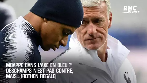 Mbappé dans l'axe en équipe de France ? Deschamps n'est pas contre, mais... (Rothen régale)