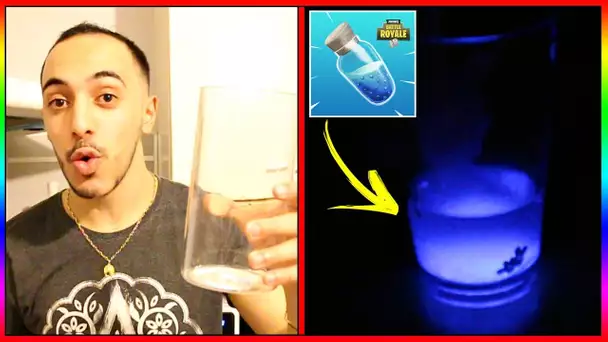 JE FABRIQUE DE LA POTION DE BOUCLIER FLUORESCENTE FORTNITE - LA VRAI !!!