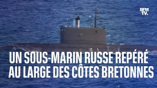 Ce sous-marin d'attaque russe a été repéré au large des côtes bretonnes par la Marine nationale