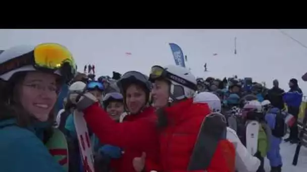 Chamrousse : un millier de skieurs participent à la plus grande descente aux flambeaux de France