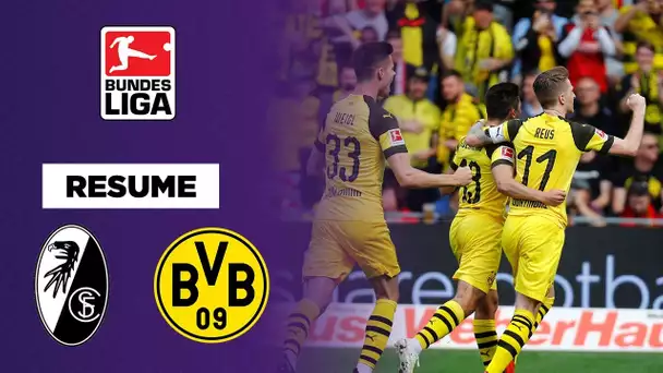Résumé : Dortmund cartonne à Fribourg et reste en course