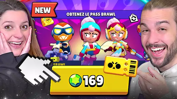 ON ACHETE LE BRAWL PASS SAISON 12 : NOUVEAU BRAWLER CHROMATIQUE JANET ! BRAWL STARS !