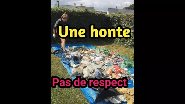 Elle ramasse tous les jours en rentrant du travail à vélo les déchets à Laval et poste les photos