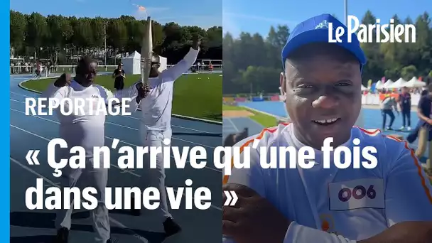 Golo et Ritchie portent la flamme paralympique à Grigny