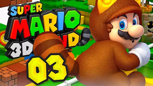 MARIO TANUKI EST TROP FORT ! SUPER MARIO 3D LAND NINTENDO EPISODE 3