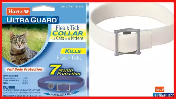 Hartz UltraGuard Purple Flea & Tick Collar for Cats and Kittens - 7 Month Protection