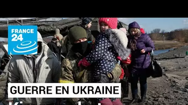 Des chars russes menacent le nord-est de Kiev, les 27 réunis à Versailles • FRANCE 24