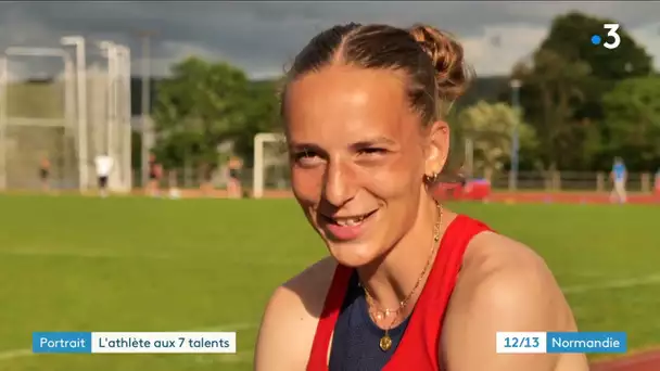 Portrait de Léonie Cambours, Championne de France d'Heptathlon