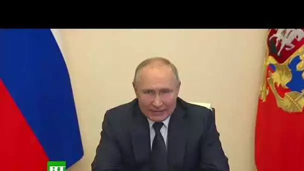 Opération militaire en Ukraine : Vladimir Poutine s'exprime avant une réunion du Conseil de sécurité