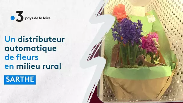 Original : un distributeur automatique de fleurs en milieu rural