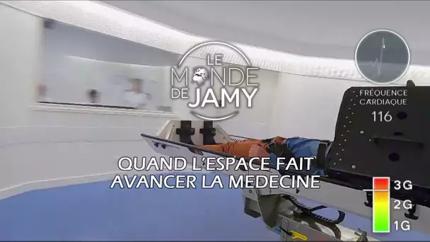 Jamy teste la centrifugeuse ! (Avec Thomas Pesquet, la tête dans les étoiles !)